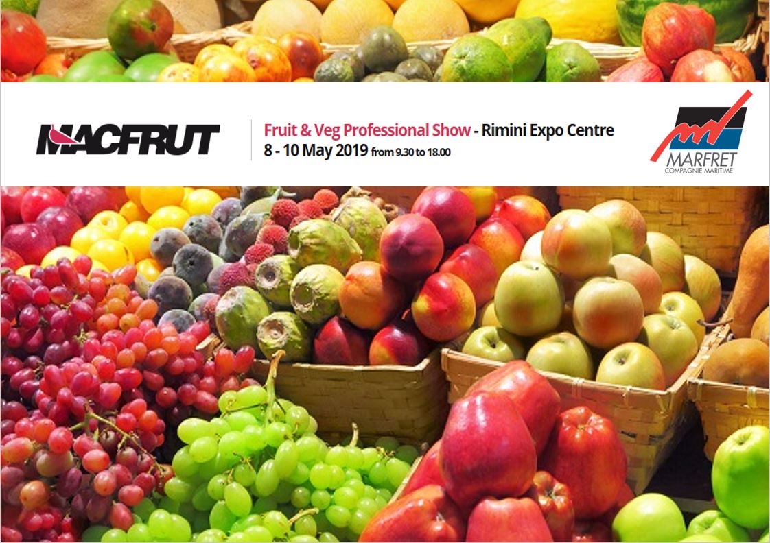 MACFRUT 2019 – From 8th to 10th of May – Rimini, ITALY